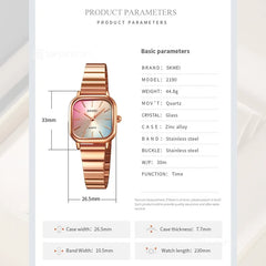 SKMEI 2190 Women's Stainless Steel Quartz Watch