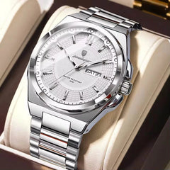 POEDAGAR 896 Men's Luxury Stainless Steel Watch