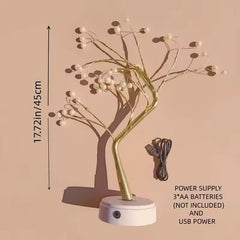 Tarjah 36 LED Pearl Tree Lamp for tabletop home and bedroom decoration, featuring a decorative light with pearl accents.
