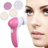 Tarjah Mart 5-in-1 facial beauty care massager showing multiple attachment heads and a sleek handheld design.