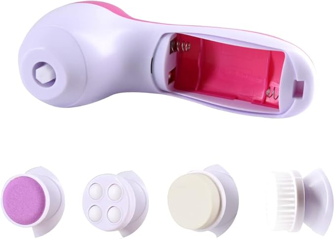 Tarjah Mart 5-in-1 facial beauty care massager with multiple attachments for skin rejuvenation and facial cleansing.