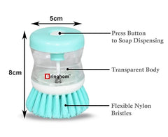Tarjah Mart dish wash brush with a palm-shaped ergonomic handle for effective dishwasher cleaning and kitchen dishwashing.