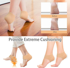 Pair of Tarjah Mart silicone shoe heel protectors, designed to prevent scuffs and damage on heels.