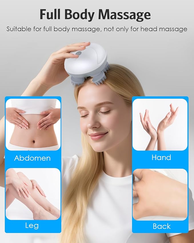 Electronic scalp massager model OSK-701 by Tarjah Mart with ergonomic design for relaxing scalp massage.