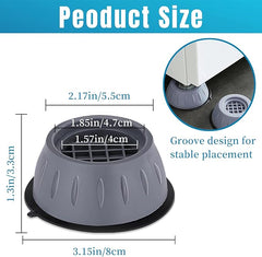 Set of four Tarjah Mart anti-vibration feet pads for home decor, designed to reduce noise and stability for furniture or appliances.