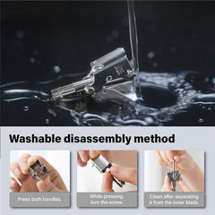 Tarjah Mart nose trimmer with a compact design and a protective guard for safe, precise nose hair grooming.