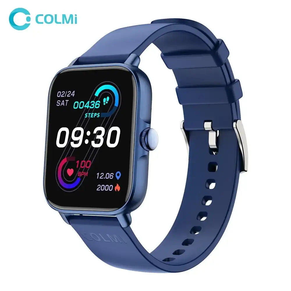 Colmi P28 Plus smartwatch for women, featuring a sleek design with a colorful display and fitness tracking capabilities.