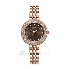 Oliya 6802 Crystal Stone Elegant Ladies Watch