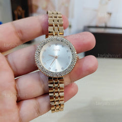 Oliya 6802 Crystal Stone Elegant Ladies Watch