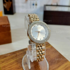 Oliya 6802 Crystal Stone Elegant Ladies Watch