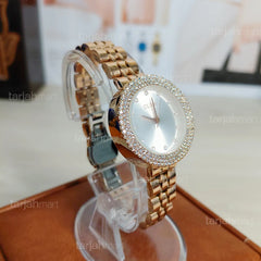 Oliya 6802 Crystal Stone Elegant Ladies Watch