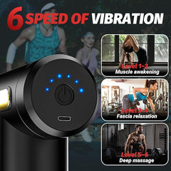 Tarjah Mart massage gun for deep tissue percussion massage, handheld back massager for athletes muscle recovery and relaxation.