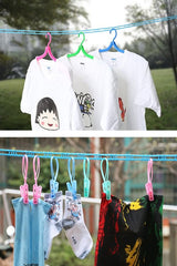 Cloth hanging rope from Tarjah Mart with a sturdy design, suitable for hanging clothes or fabric indoors.