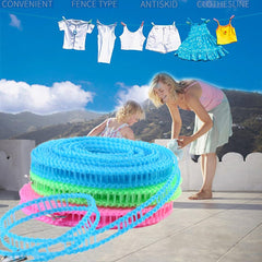 Cloth hanging rope from Tarjah Mart, a durable cloth hanger with sturdy ropes for organizing clothes and fabric items.