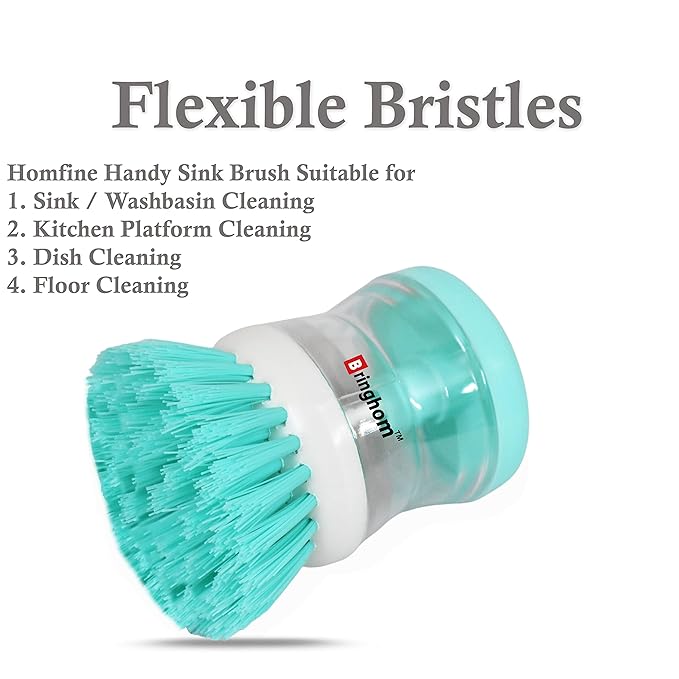 Tarjah Mart dish wash brush with a plastic handle and bristles, designed for dishwasher and kitchen cleaning.