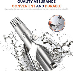 Tarjah Mart nose trimmer with a compact design, featuring a stainless steel trimming head for precise facial hair grooming.