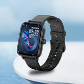 Colmi P81 smart watch with sports modes and fitness tracking, black digital display, and sleek design for active lifestyles.