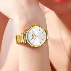 Curren 9081 Luxury Women's Stainless Steel Watch