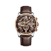 Naviforce NF8020L men's waterproof trend watch with black dial, stainless steel case, and adjustable strap.