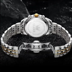 OLEVS 3670 Men's Watches Fashion Waterproof - Black Dial