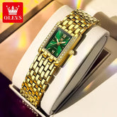 OLEVS 3700 Luxury Women's Stainless Steel Band Bracelet Watch