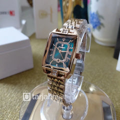 Poedagar POEDAGAR 785 luxury women's quartz watch with a green dial and strap, stylish accessory for elegant occasions.