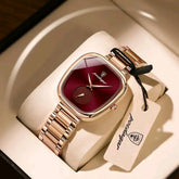 Poedgar 783 luxury women's quartz watch with white dial, waterproof design, and elegant style.