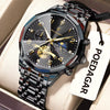 Poedagar 939 Men's Luxury Stainless Steel Chronograph Quartz Watch