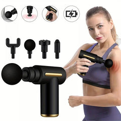 Tarjah Mart deep tissue massage gun for athletes, percussion back massager for muscle relief and relaxation.