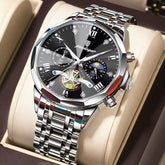 POEDAGAR 938 Men's Watches Original Mechanical Stainless Steel