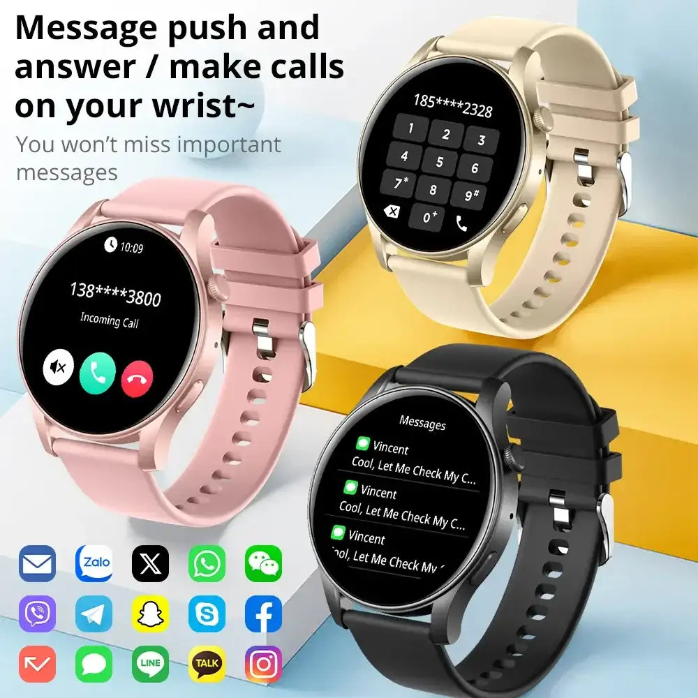 Colmi V73 Smart Watch displaying digital time and fitness tracking features on a sleek black band.