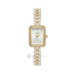 Oliya 186 Women’s Luxury Pearl Bracelet Watch