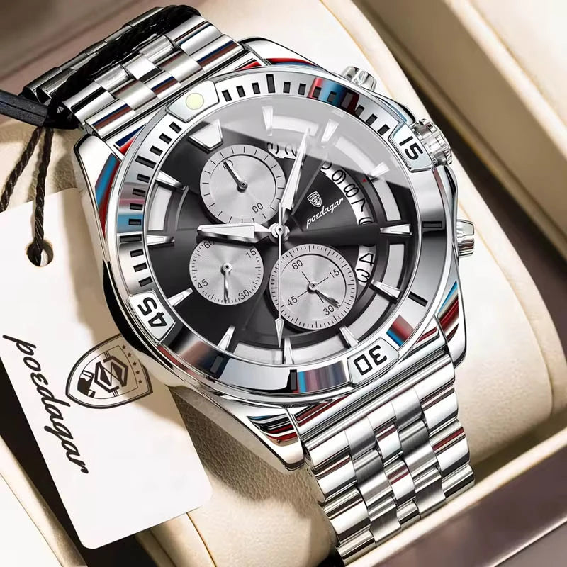 POEDAGAR 695 Men's Luxury Sports Watch