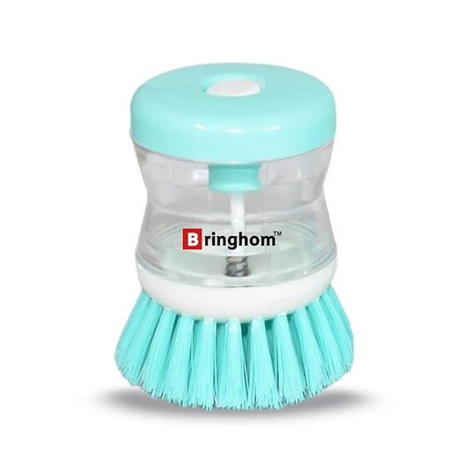 Dishwash brush by Tarjah Mart, dishwasher cleaning palm brush for kitchen dish and utensil cleaning, ergonomic design