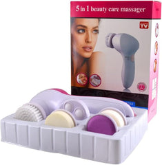 Tarjah Mart 5-in-1 facial beauty care massager with multiple attachments for skin rejuvenation and facial massage.