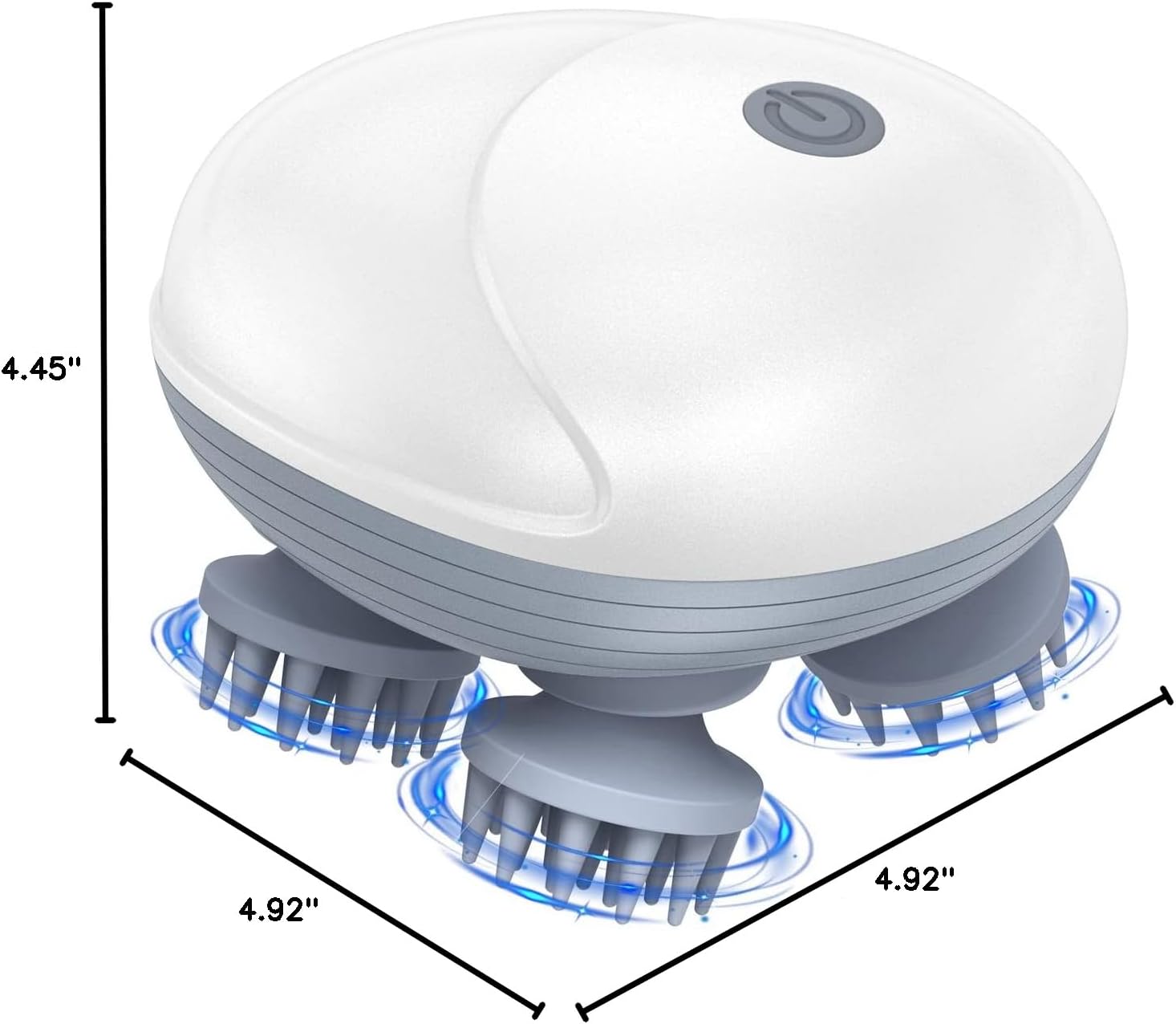 Electric scalp massager Tarjah Mart OSK-701 with rotating massage heads and ergonomic handle for relaxing scalp therapy.