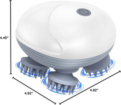 Electric scalp massager Tarjah Mart OSK-701 with rotating massage heads and ergonomic handle for relaxing scalp therapy.