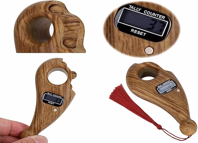 Digital Tajbih Islamic item from Tarjah Mart, featuring a sleek digital counter for prayer beads and religious counting.