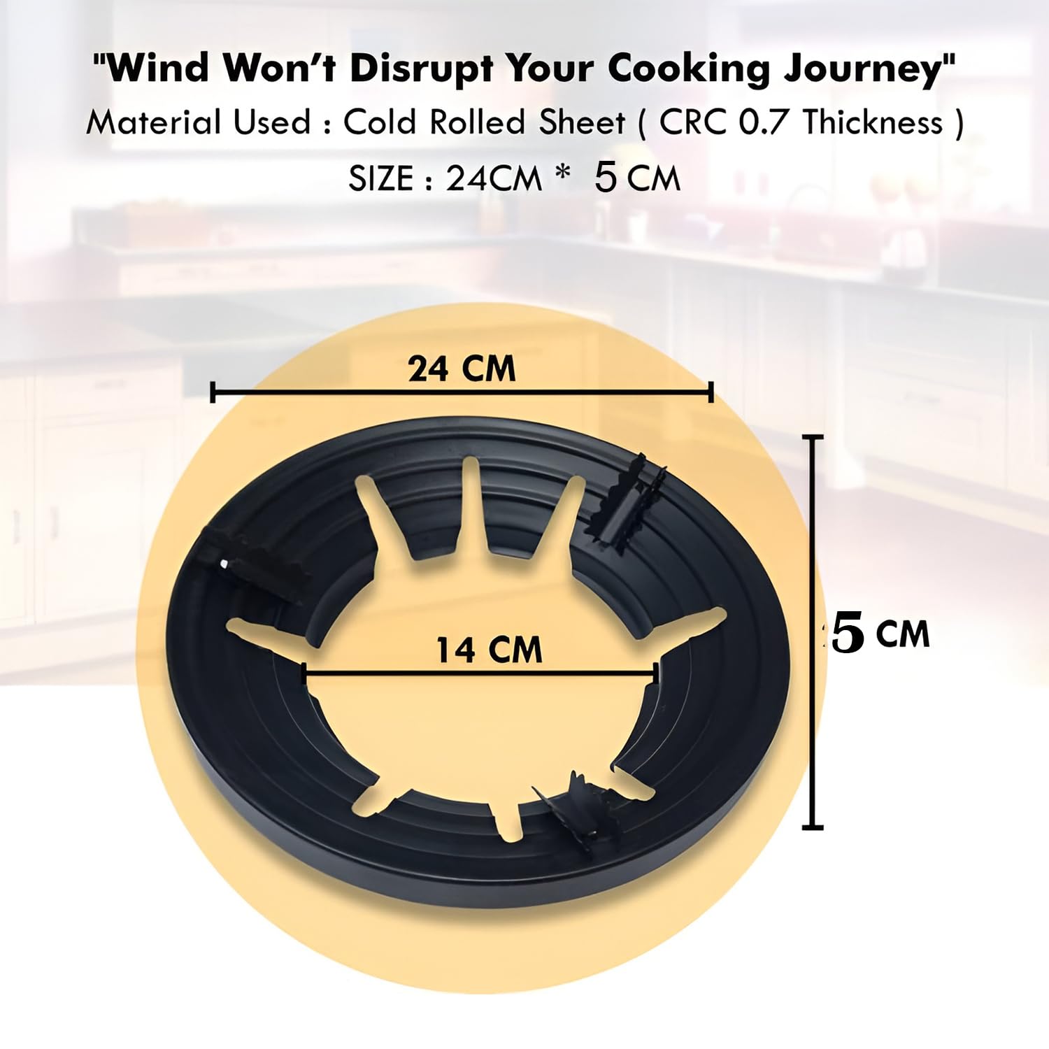 Black gas stove saver pad pair by Tarjah Mart, designed to protect stove surfaces during cooking.