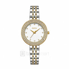 Oliya 6802 Crystal Stone  Elegant Ladies Watch