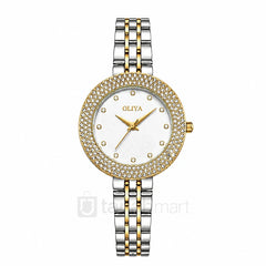 Oliya 6802 Crystal Stone  Elegant Ladies Watch