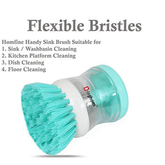 Tarjah Mart dish wash brush with a plastic handle and bristles, designed for dishwasher and kitchen cleaning.