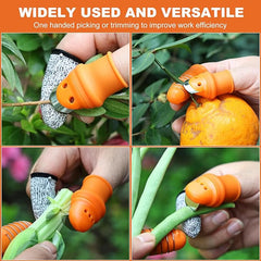 Silicone finger protector and vegetable cutter from Tarjah Mart, used for safe slicing and protecting fingers during food prep.
