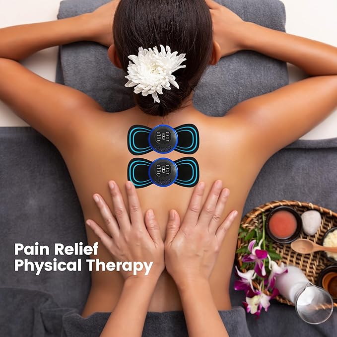 Tarjah Mart Smart Pocket Body Massager with compact design, handheld device, and textured massage head for targeted relief.