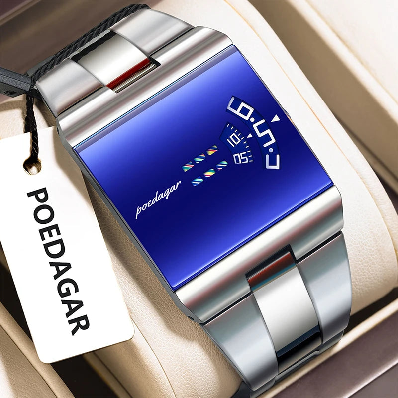 POEDAGAR 857 Stylish Square Men's Watch