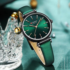 CURREN 9081 Women's Leather Watch