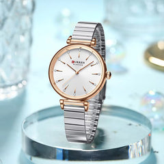 Curren 9081 Luxury Women's Stainless Steel Watch
