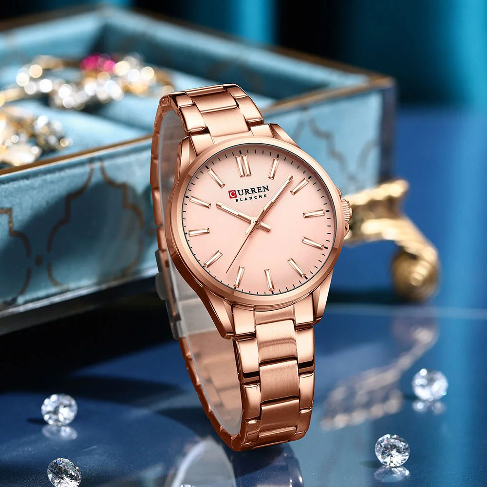 Curren 9090 Women's Luxury Wrist Watch
