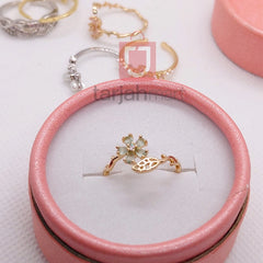 Stylish adjustable women's finger ring by Tarjah Mart, featuring a sleek design perfect for everyday wear.