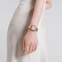 Naviforce 5048 Stylish Square Dial Watch For Women